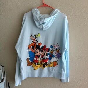 Disney Parks Light Blue Mickey & Friends Zip Up